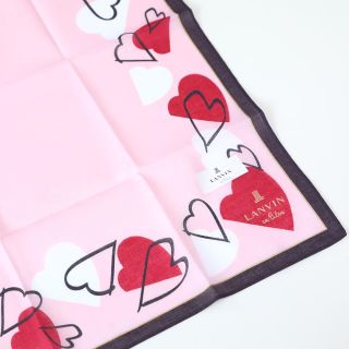 Kapesník značky Lanvin en Bleu vyrobený v Japonsku. Současný výrobek. Nový, nepoužitý. Bavlněný kapesník je v Japonsku...