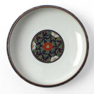 Porcelánový talíř z dílny Tokusaburo. Ø 15. Vyrobeno v Aritě v 80.–90. letech Japonský talíř střední velikosti zdobený...